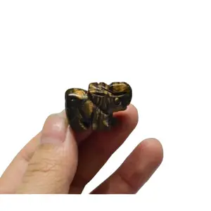 Aventurine Jade Stone Lucky Elephant Fortune Feng Shui Statue, Office Ornament, Chakra Healing Stones Decor, Figurine, Office Desktop Ornament, Decorative Ornament, Home Decor Ornaments