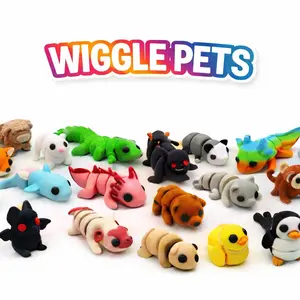 Wiggle Pets – 3D Printed Fidget Animals, PICK YOUR OWN, Mini Articulated Animal Toys