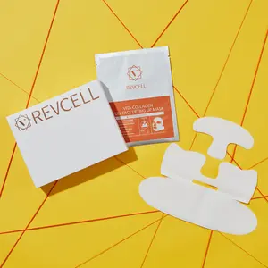 REVCELL Vita Collagen Full Face Lifting Up Mask Pack of 5 lifting mask Facial Skincare Face Mask Moisture Brightening