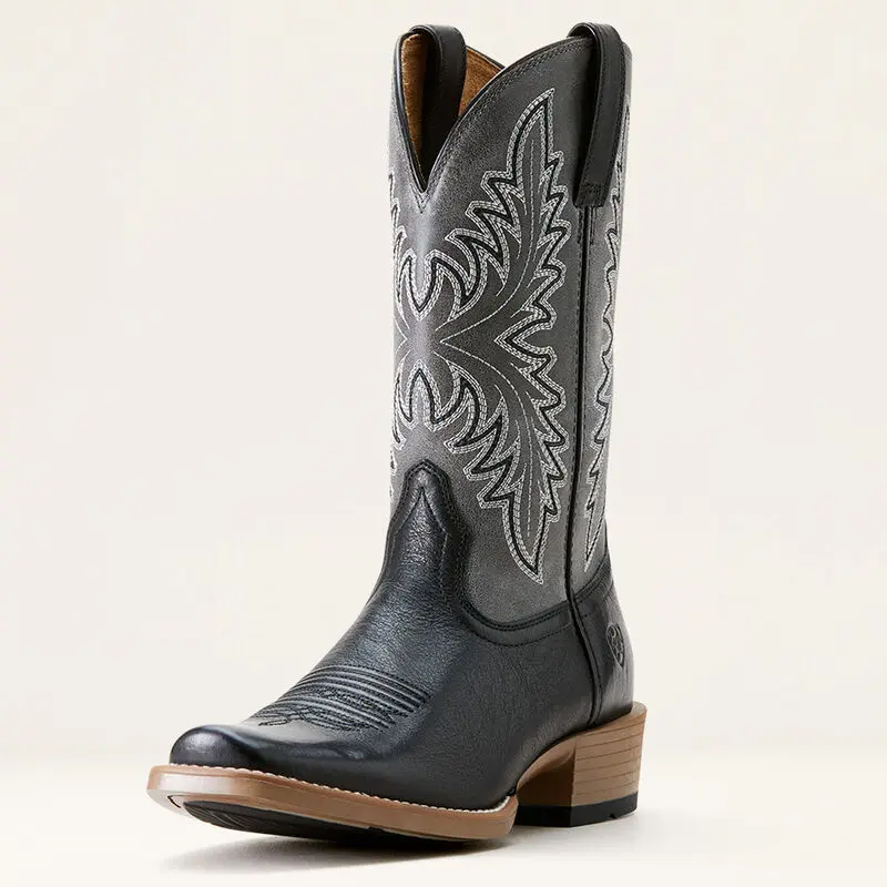 ARIAT Men's Renegade Lightweight Cutter Toe Futurity Heel Cowboy Western Boot, Men's Footwear, Style 10053695, Shoe, Design, Pull-On, All Season, Stitchwork, Narrow, All Seasons