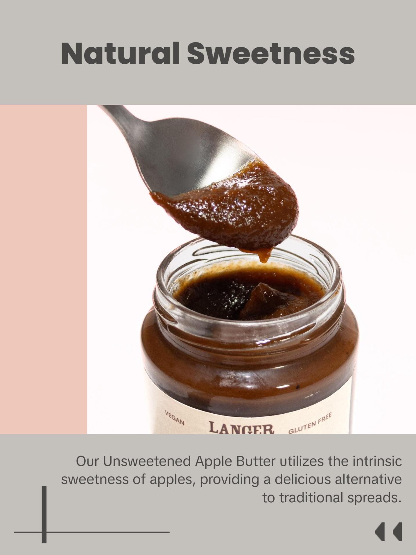 Apple Butter - Plant Based Spread Made with 4 Wholesome Ingredients