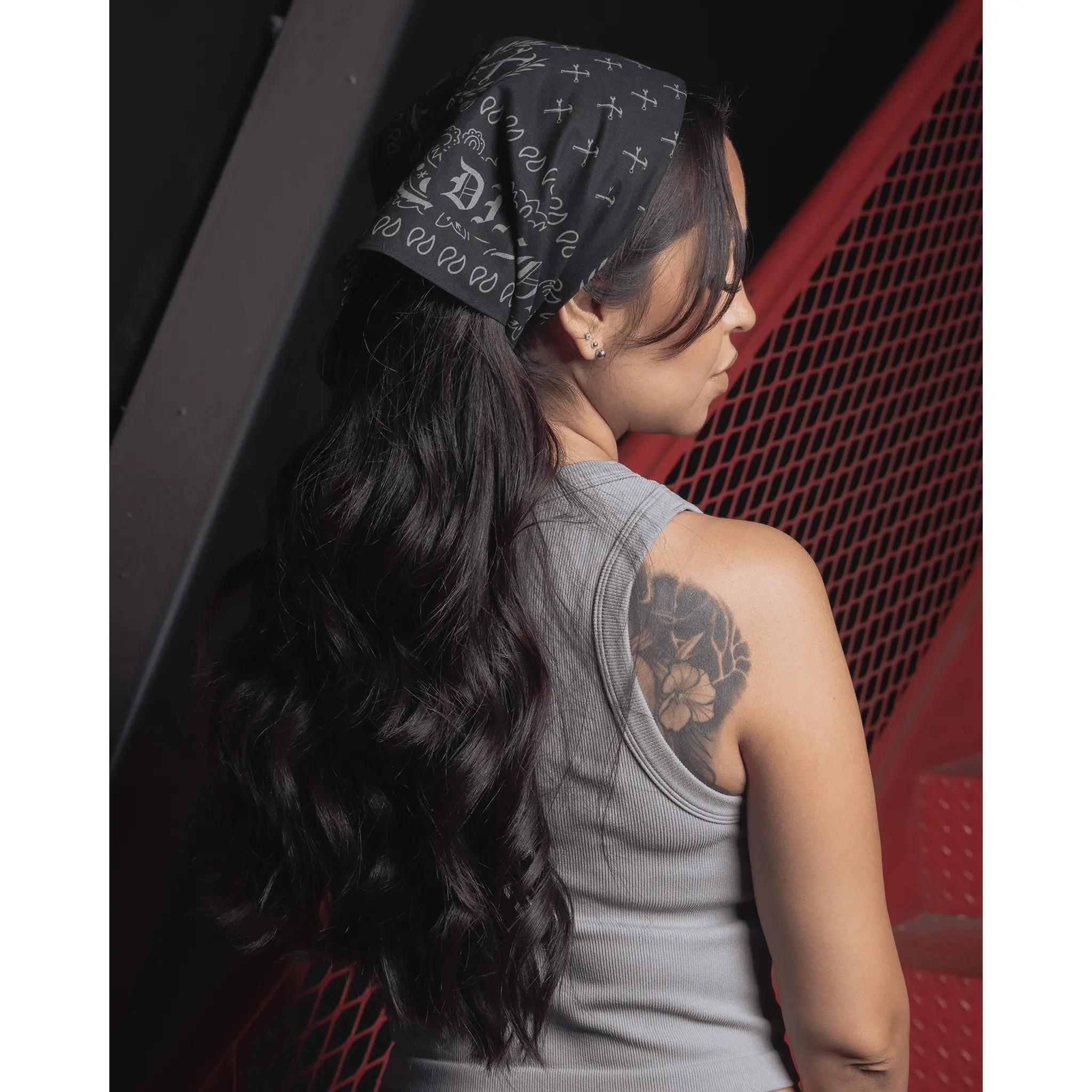 Black & Gray Bandana