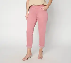 LOGO by Lori Goldstein Tall PD Pull On Boyfriend Jeans