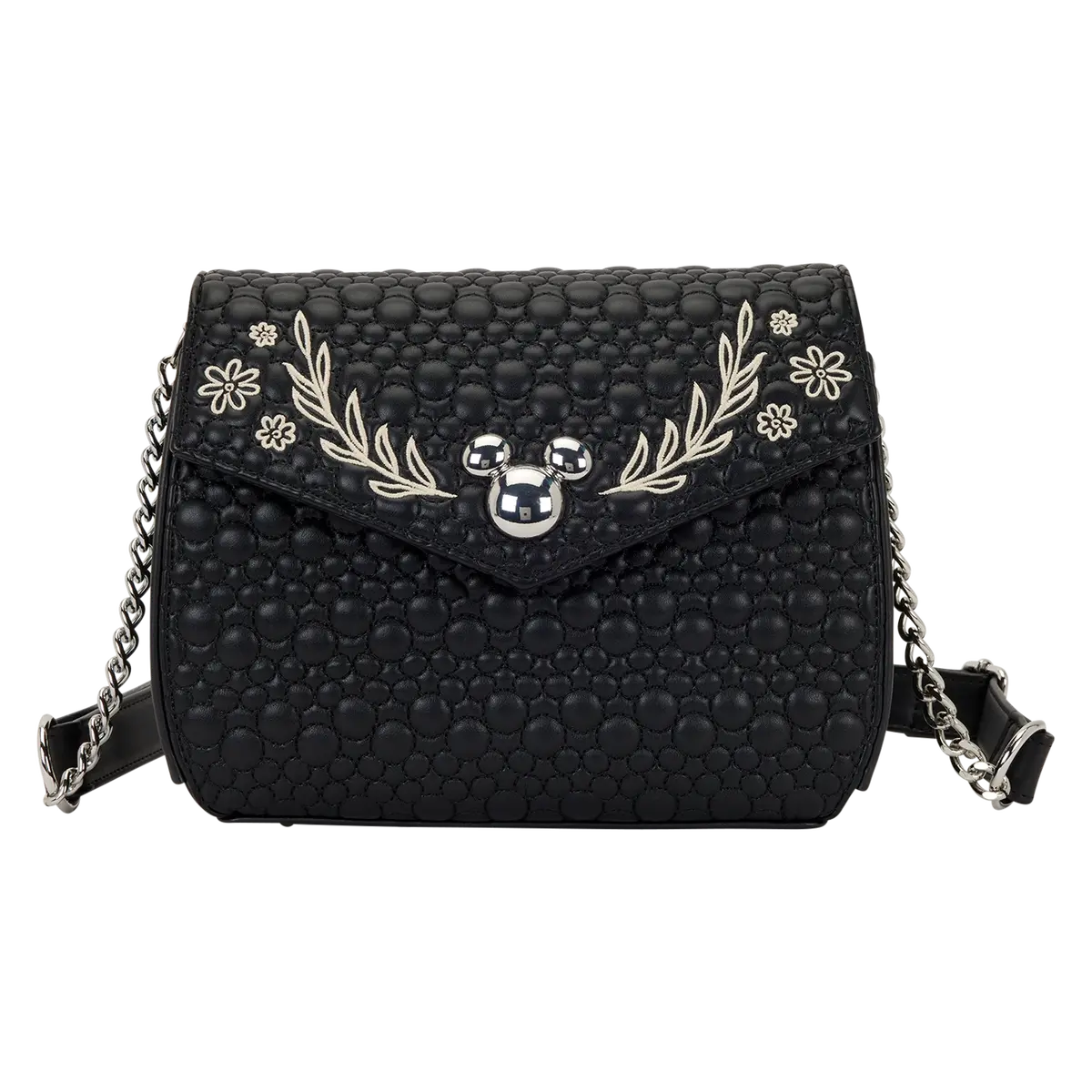 Loungefly Disney Mickey Mouse Artist Sketch Crossbody Purse, Quilted Faux Leather Embellished Shoulder Bag with Adjustable Strap, Crossbody Purses, Adjustable Crossbody