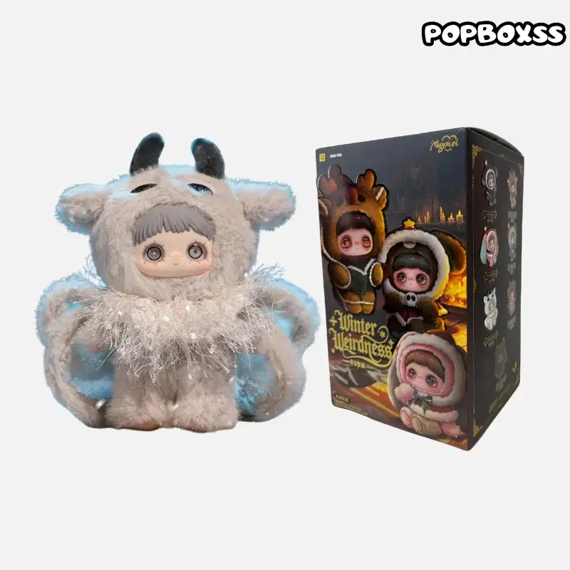 MayMei Winter Weirdness Series Collectible Soft Animal Plush Blind Box - Cute Cuddly Doll Gift for Toys & Hobbies Enthusiasts, Soft Huggable Stuffed Toy, Soft Stuffed Doll