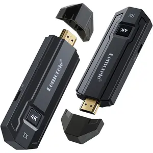 Lemorele P50 Wireless HDMI Audio & Video Transceiver,4K Digital Video Transmitter and Receiver,50M Wireless Transmission Kit, Low Latency, Plug &Play, for Home Theater/Office Meeting/School Teaching