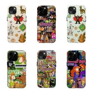 Scooby-Doo Nostalgic Phone Cases – Retro Cartoon Art Print Shockproof for iPhone 16 15 14 13 12 11 17Pro Max,for Samsung S25 S24 S23 S22 Ultra,Gifts For Fans Men Women, Phone Accessories