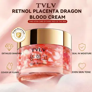 Retinol Placenta Dragon Blood Cream, Anti-Wrinkle Firming Even Skin Tone Overnight Mask, Lazy Skincare Essential, Elastic Skin Moisturize, Firming Rejuvenating Skin, Gift for Mom & Elders
