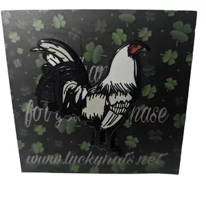 pin rooster white fot hat Baseball Cap pin rooster white fot hat Baseball Cap