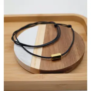 Hexagon Cord Necklace