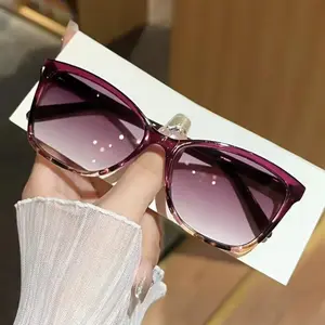 Chic Oversized Cat Eye Reading Glasses for Women & Men - Fashionable Gray Tea Lens, Elegant Presbyopia Correction with +.0  +4.0 Strength