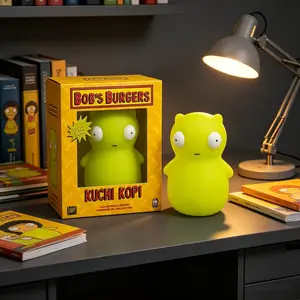 1PC Bob's Burgers Louise Belcher Kuchi Kopi Glow-in-the-Dark Figure, Collectible Model Ornament, Perfect Parent-Child Gift, Figurine