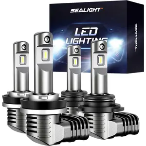 2017 Honda Civic 9005/HB3 H11/H9/H8 60W 6500K White IP68 LED Headlight Bulbs 2Pairs SEALIGHT S2