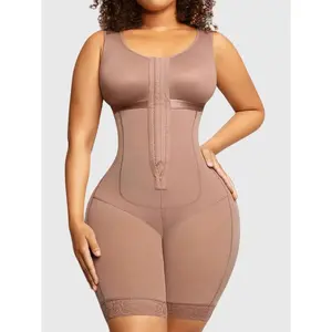 1PC Colombian Women Shapewear Bodysuit,Full Body Shaper Shapewear,Fajas Body Shaperwear, Slimming,Butt Lifting And Tummy Control, High Compression,Thigh Slimming Bodysuit Lingerie,Suitable For Various Occasions Gym Button