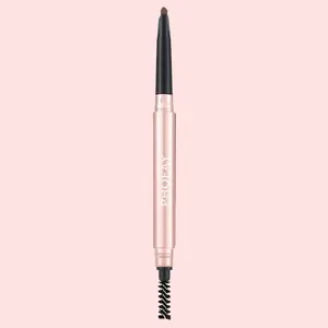PHOFAY Triangular Eyebrow Pencil 01# - Oil-Based Waterproof Easy Application with Spoolie for Defined Brows