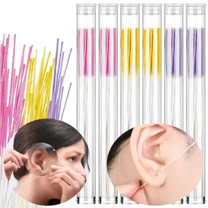 Ear Piercing Cleaning Wire Set, Ear Piercing Line, Removes Dirt & Odor, Prevents Clogged Ear Piercings, 120pcs/60pcs, Ear Cleaning Kit, Ear Hole Cleaner