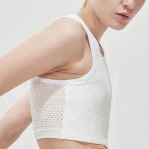 4PCS VibeFit 2026 New Mesh Chest Binder for Transgender FTM Binder Breathable and Strong Compression Tomboy Tank Top Womenswear