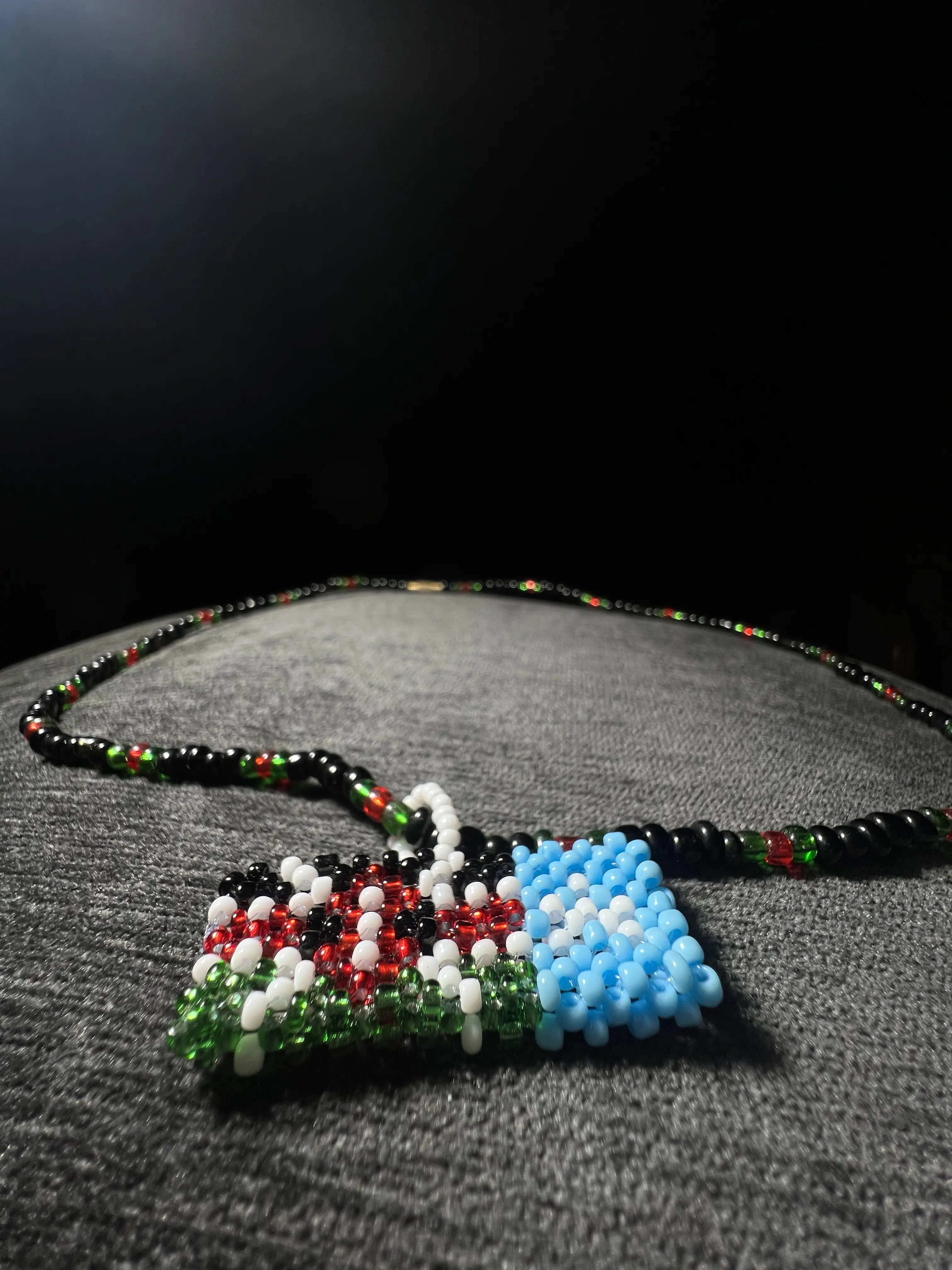 Unisex Somali Kenya Beaded Necklace