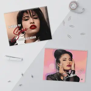 Selena Quintanilla 2026 Wall Calendar, A Year of Selena Tribute, Vintage Tejano Queen Monthly Planner, Latin Music Icon Fan Gift, Home & Office Decor