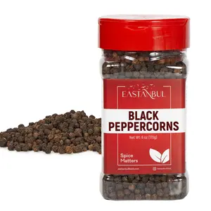 Eastanbul Black Peppercorns Whole, Whole Peppercorns for Grinder Refill,6oz