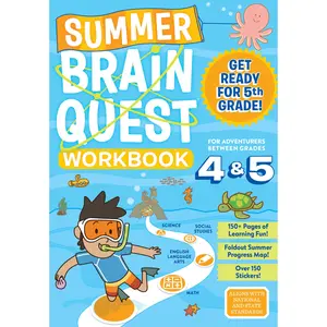 Summer Brain Quest: Between Grades 4 & 5 -- Workman Publishing - Paperback