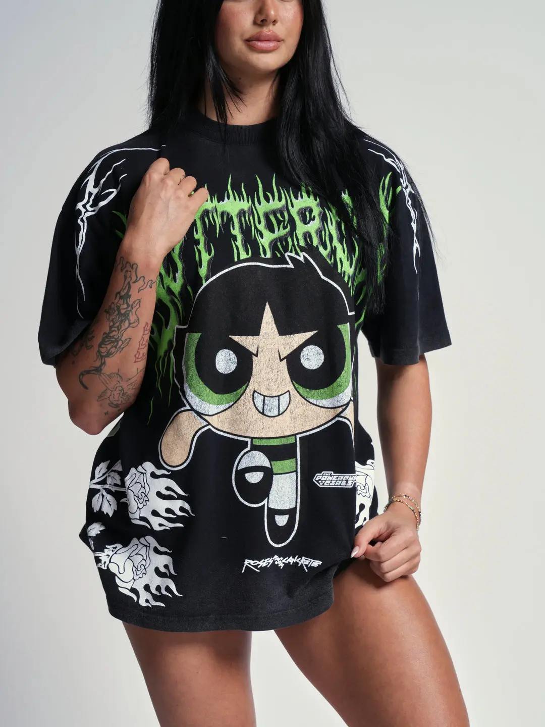 Civilregime Oversized Grunge Tee for Women Vintage Cotton Baggy T-Shirt Casual Crewneck Streetwear Top Soft Cotton Acid Wash Unisex Style