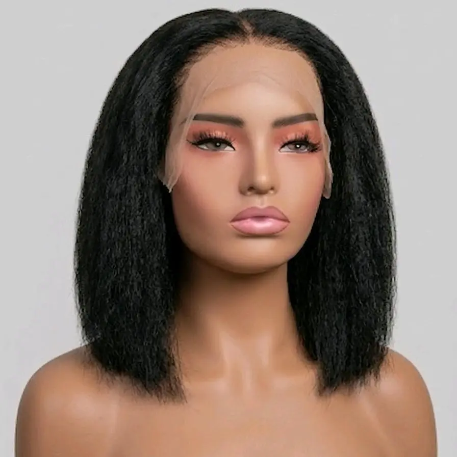 kinky straight full wigs  glueless