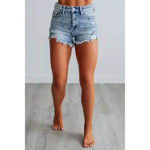 Kaia KanCan Shorts - Medium Wash