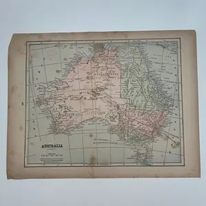 Map of Asia, Palestine, and Jerusalem 1894 Map SV1-6