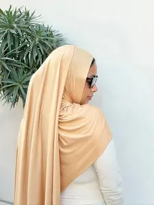 Luxury Jersey Hijab - Champagne Nude