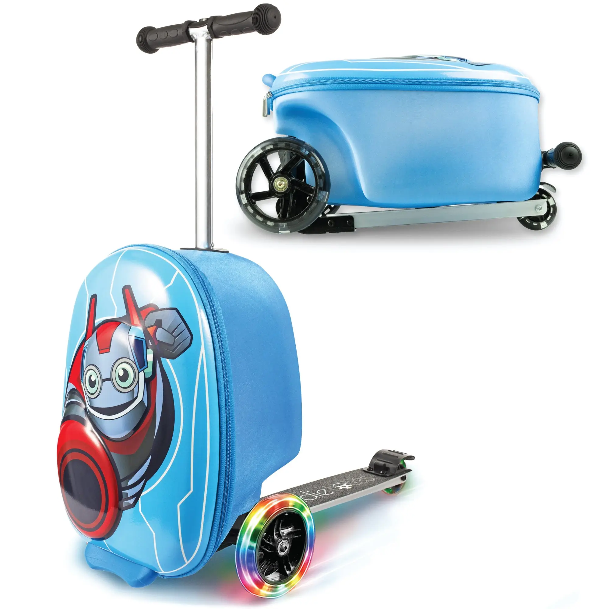 Robot Kids Carry-On Scooter Luggage