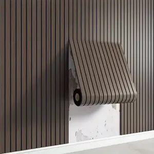 3D Wallpaper Roll, Wood Grain Design - Self-adhesive Home Decor, Perfect for Ceilings, Partitions, and Curved Wall Panels, Wall Decor P, Decorative Wallpaper, 40cm*300cm