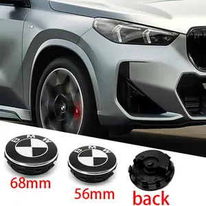 Bmw 4-Piece Car Wheel HUB Center Caps, Replacement Covers for Bmw Models, Automotive Accessories, Ca Prop 65 Compliant