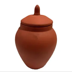Tinaja for the Rio - Traditional Terracotta Storage Jar with Lid for Orisha use