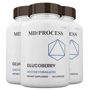 Glucoberry Blood Sugar Support Formula MD/Process, Gluco berry (3 Pack)
