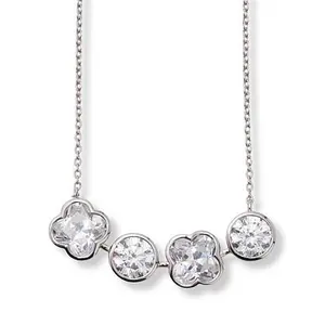 Radiance by Absolute™ Sterling Silver 11.40ctw XOXO Chain Necklace