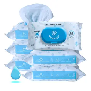 Flushable Wipes 6-Pack (360 Wipes) - Unscented Wet Wipes for Adults & Kids, Hypoallergenic, Biodegradable, Sewer & Septic Safe, Gentle for Sensitive Skin - Bulk Pack for Bathroom & Travel