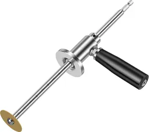 PVC Pipe Inside Cutter with Diamond Grit Cutting Wheel and Handle, Fit for 1-1/2 Inch to 8 Inch,7 Inch Adjustable Cutting Depth,1/4in Hex Shank Fit for Impact Drivers and Drills