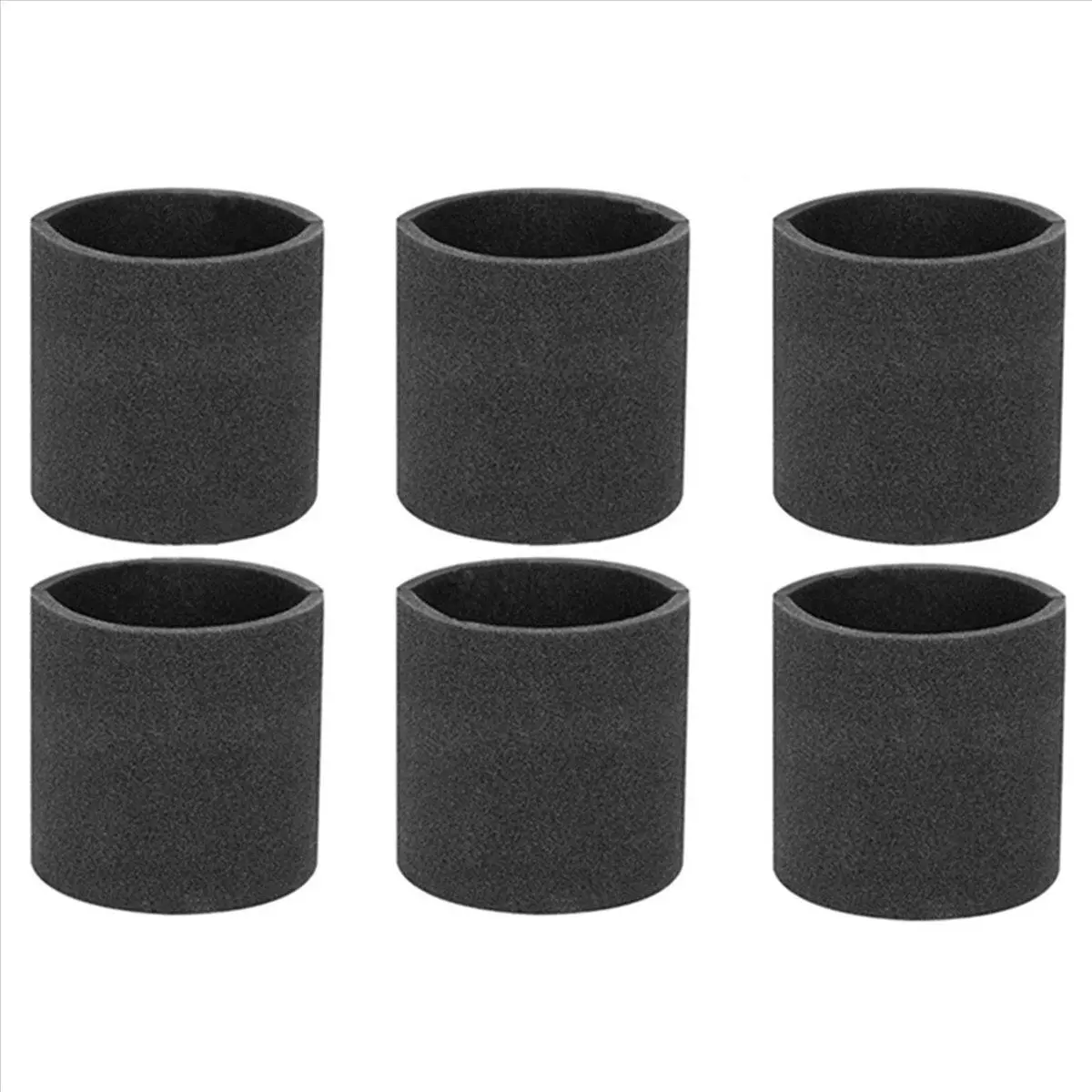 6-Pack Household Foam Sleeve & VF2001 Foam Replacement Filters for Shop Vac Wet Dry Vacuum Cleaner, Replaces Part 9058500