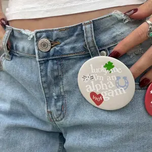 Alpha Gamma Delta | Lucky Me Recruitment Button
