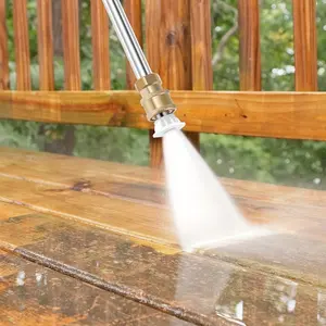 High-Pressure Cleaning Spray Wand With 2 Nozzles, Aluminum Alloy Garden Hose Accessory For Car & Garden Cleaning fathersdaygiftideas