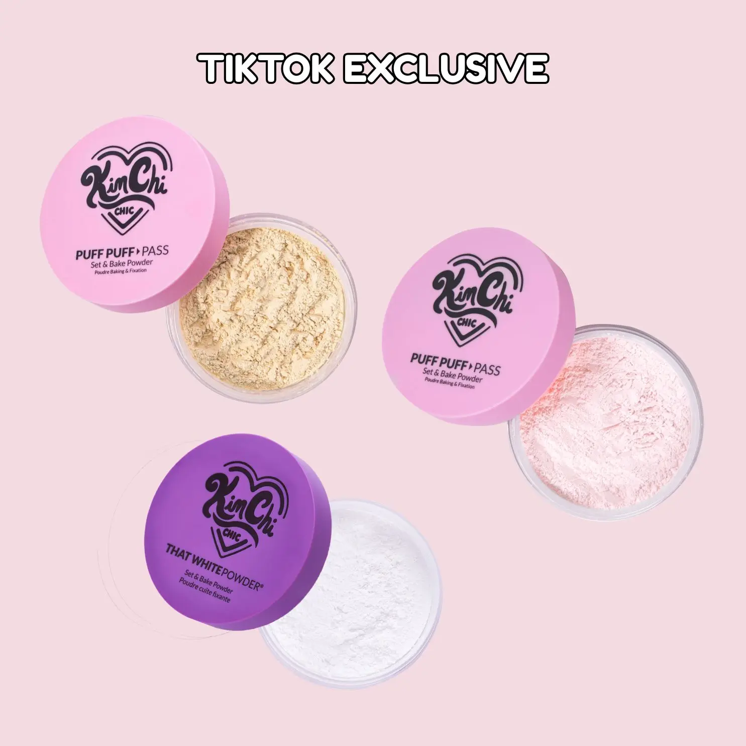 Color Correcting Trio - Banana, Pink, and That White Powder Puff Puff Pass Bundle Color Correcting Trio - Banana, Pink, and That White Powder Puff Puff Pass Bundle