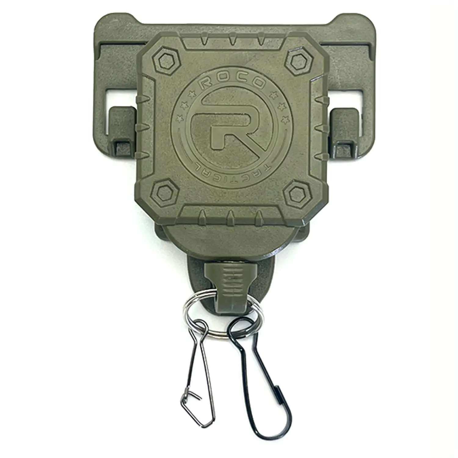 Retractable Key Tether - Molle Tactical Gear Retractor, Office Desk Organizer Accessory, Multi-Tools Holder, Molle Tactical Gear Tether