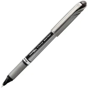 Pentel EnerGel NV Liquid Gel Pen, 0.7mm Metal Tip, Medium Line, Capped