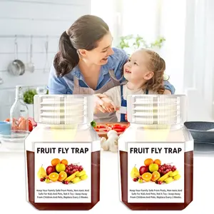 2026 New Model Indoor Fruit Fly Traps (2-Pack) — Effectively Eliminates Indoor Flying Insects & Drain Flies | High-Performance Traps Designed Specifically for Home & Kitchen Environments | Safe and Harmless to Children & Pets