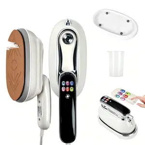 【DealsForYouDays】2026 New Series Clothes Steamer, 2-In-1 Handheld Smart Steamer, 120V Universal Portable Garment Steamer, 20s Fast Wrinkle Removal, 1200W Powerful Steam, 6 Modes AI Touch & Self-Clean, Lightweight Large Tank, Perfect for Travel & Home