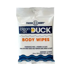 Clean As Duck Body Wipes 12ct