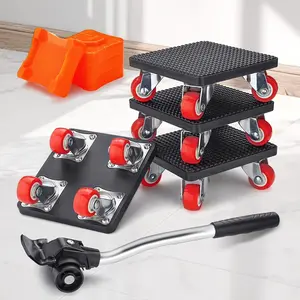 1100LBS Heavy Duty Furniture Moving Kit – Easy Lift & Move Tool with Rollers for Sofa, Fridge & Appliances