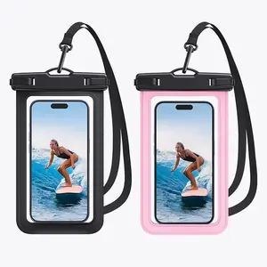 Waterproof Phone Case for iPhone 17/16/15/14 Pro Max Essential dry bag for beach, swimming, and yachting Supports touchscreen operation (Fits phones up to 8.9 inches)