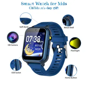 Kids Smart Watch, Smart Watch Toy with 24 Games, Camera, Video Recorder, Music, Alarm Clock, Calculator, Calendar, Flashlight, Stopwatch, Pedometer, Gift Toy for Boys and Girls Ages 3-12 Digital Wristwatch